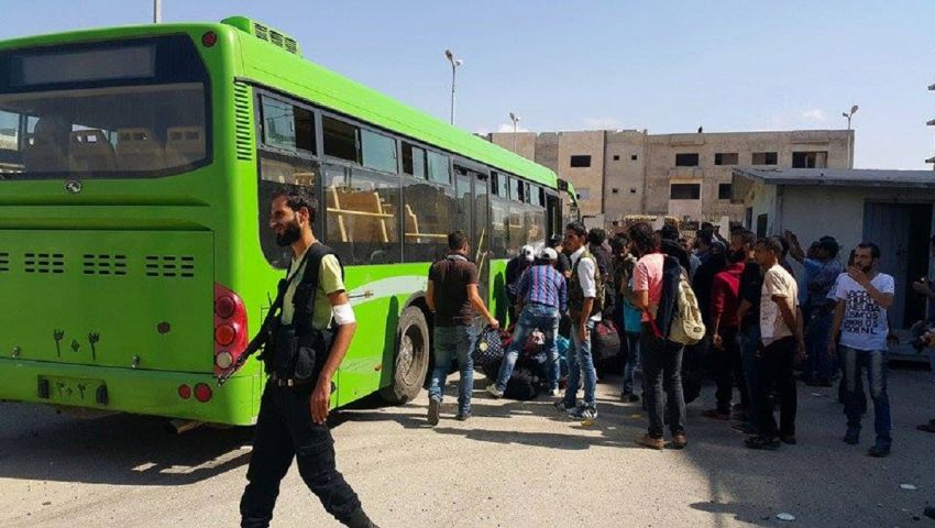 انتهاء عملية الإخلاء في المناطق الأربعة في سوريا