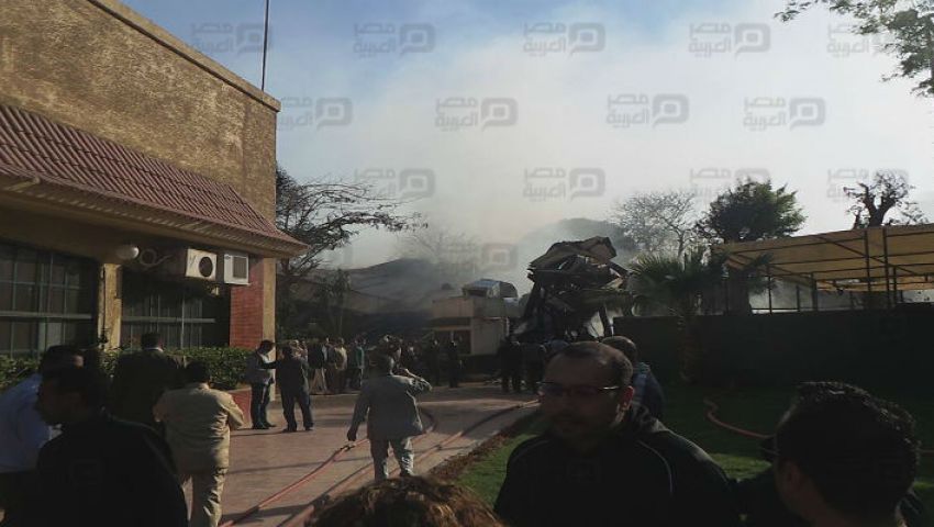 فيديو وصور| النيابة تعاين حريق نادي الجزيرة.. ومصدر أمني: لا شبهة جنائية‎