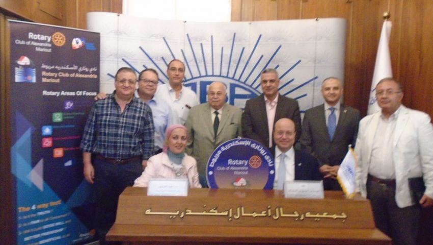 رجال أعمال إسكندرية تستقبل قائد المنطقة الشمالية لـالتدريب المهني بغيط العنب