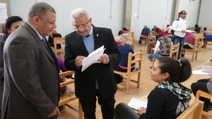 10 حالات غش في ثاني أيام امتحانات جامعة المنيا