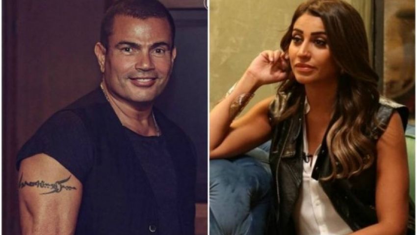 شاهد.. دينا الشربيني تنفي شائعات حملها من عمرو دياب بهذه الصورة
