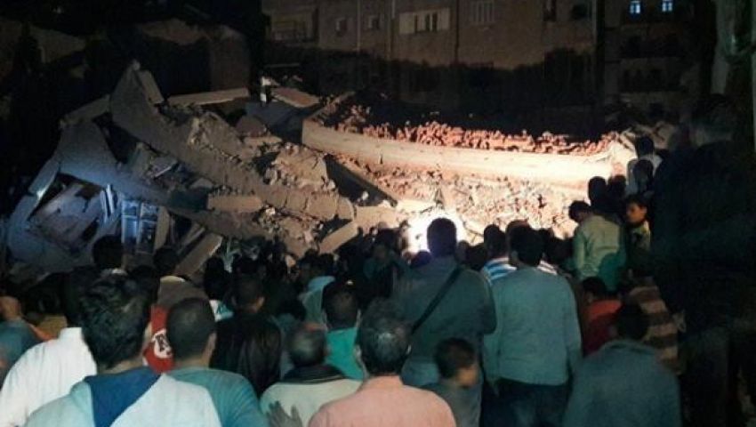 الصحة: إصابة 5 أشخاص في انهيار عقار ببولاق أبو العلا