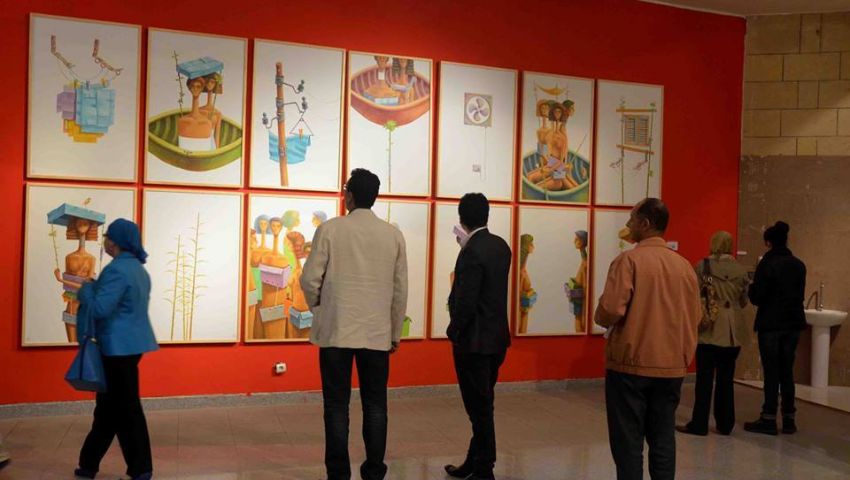 صالون عشرين.. مبادرة لإدماج الشباب بالساحة الفنية