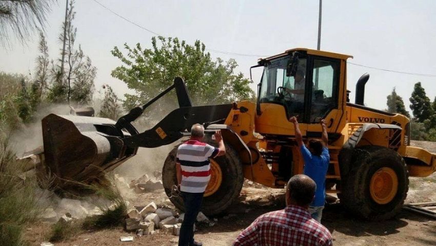 بالصور| محافظة الإسكندرية تسترد  5 أفدنة من أراضي الدولة في العامرية