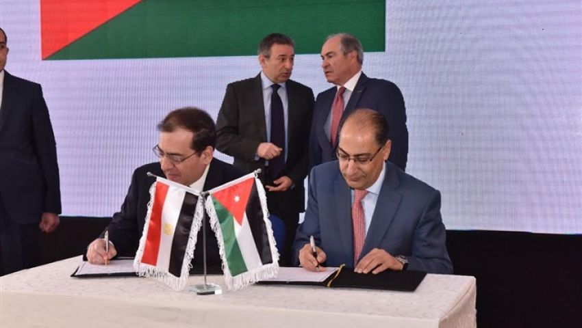 وزير البترول يوقع مذكرة تعاون مع الأردن في مجال الطاقة