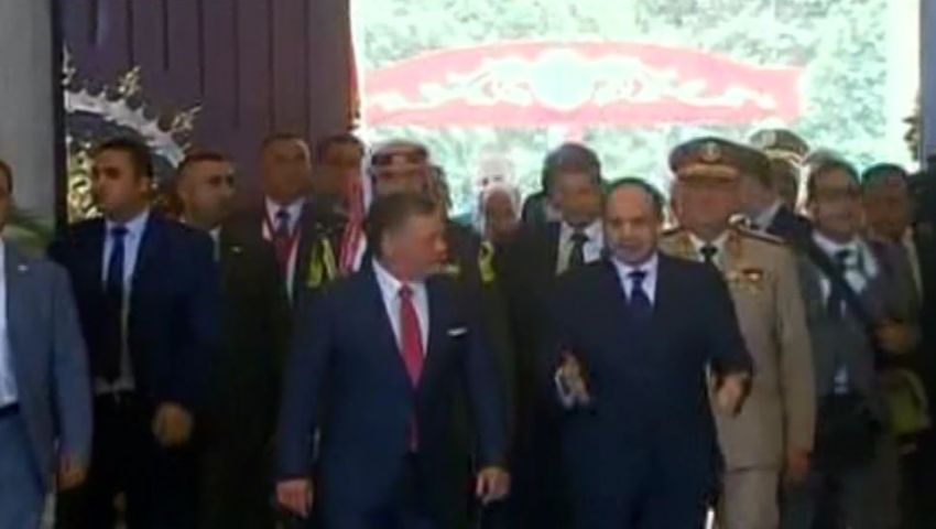 بالفيديو..العاهل الاردني يصل القاهرة
