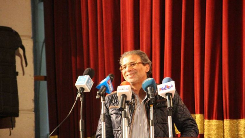 خالد يوسف للشباب: متخلوش حد يحطم أحلامكم
