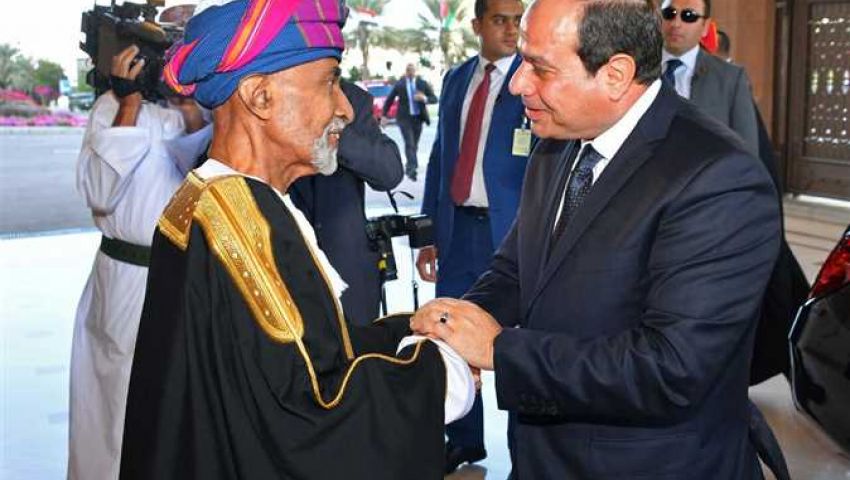 لرحيل السلطان قابوس.. السيسي يعلن الحداد في مصر 3 أيام