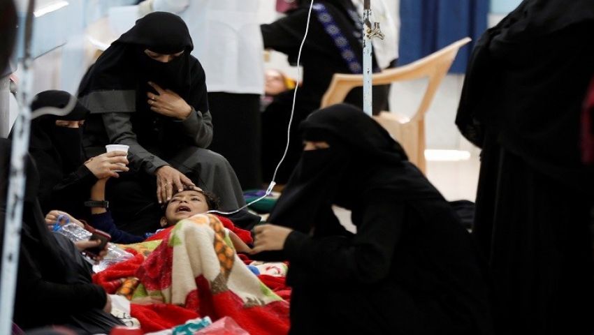 الصليب الأحمر: 115 وفاة وأكثر من 8500 إصابة بـالكوليرا في اليمن