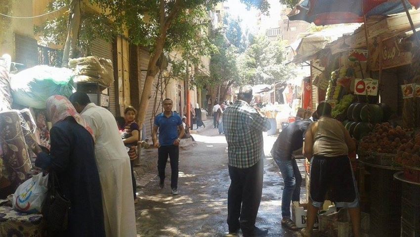 بالصور| حملة لإزالة الإشغالات بحي الوايلي