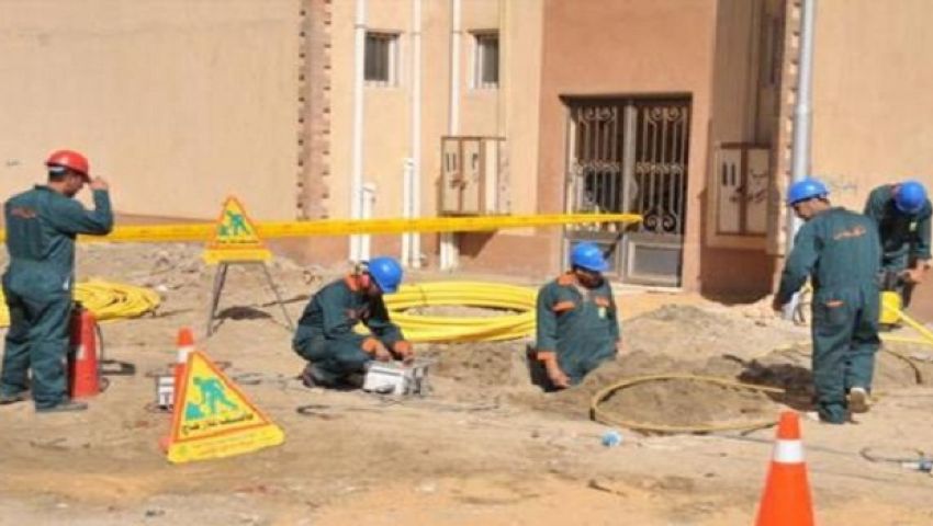 توصيل الغاز الطبيعي لـ112 ألفًا  و703عملاء بالمنيا