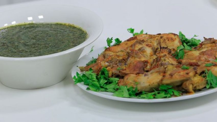 طريقة عمل الملوخية بالأرانب