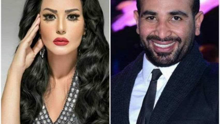 شاهد| بعد شائعة زواجهما.. سمية الخشاب تنشر فيديو يجمعها بأحمد سعد