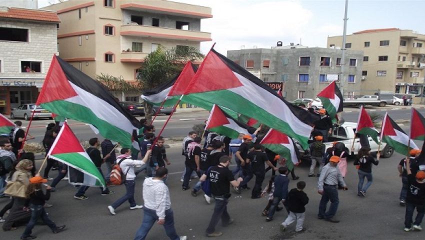 يوم الأرض تريند في تويتر إسرائيل