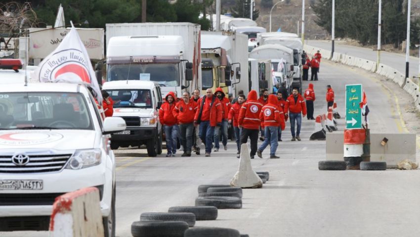 سوريا.. وصول أول قافلة مساعدات أممية إلى دوما بريف دمشق