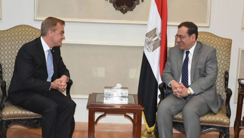وزير البترول يستعرض أوجه التعاون المشترك مع رئيس الغرفة الألمانية