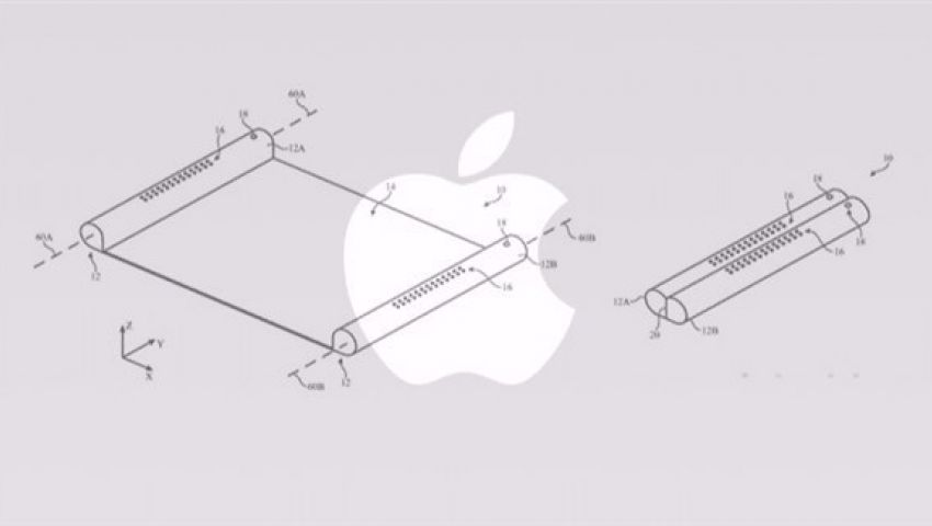Apple تسجل براءة اختراع لجهاز إلكتروني بشاشة قابلة للسحب والطي
