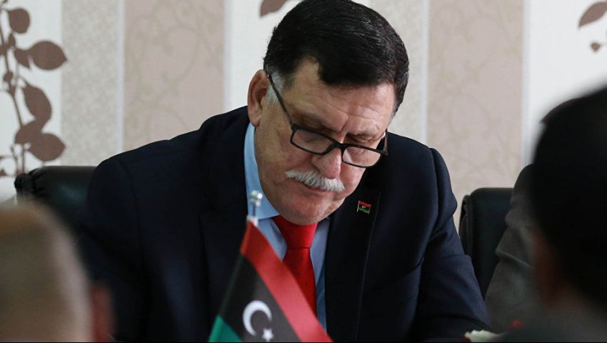 السراج: تعرضت لإطلاق نار أمام القصور الخاضعة لسيطرة الغويل