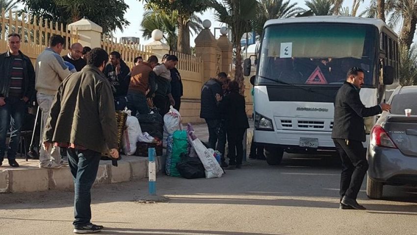 الأنبا بيمن: اتجاه لعدم عودة أقباط العريش المهجرين قبل انتهاء العام الدراسي